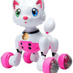 Интерактивная кошка Cindy с управлением голосом и руками (English version)